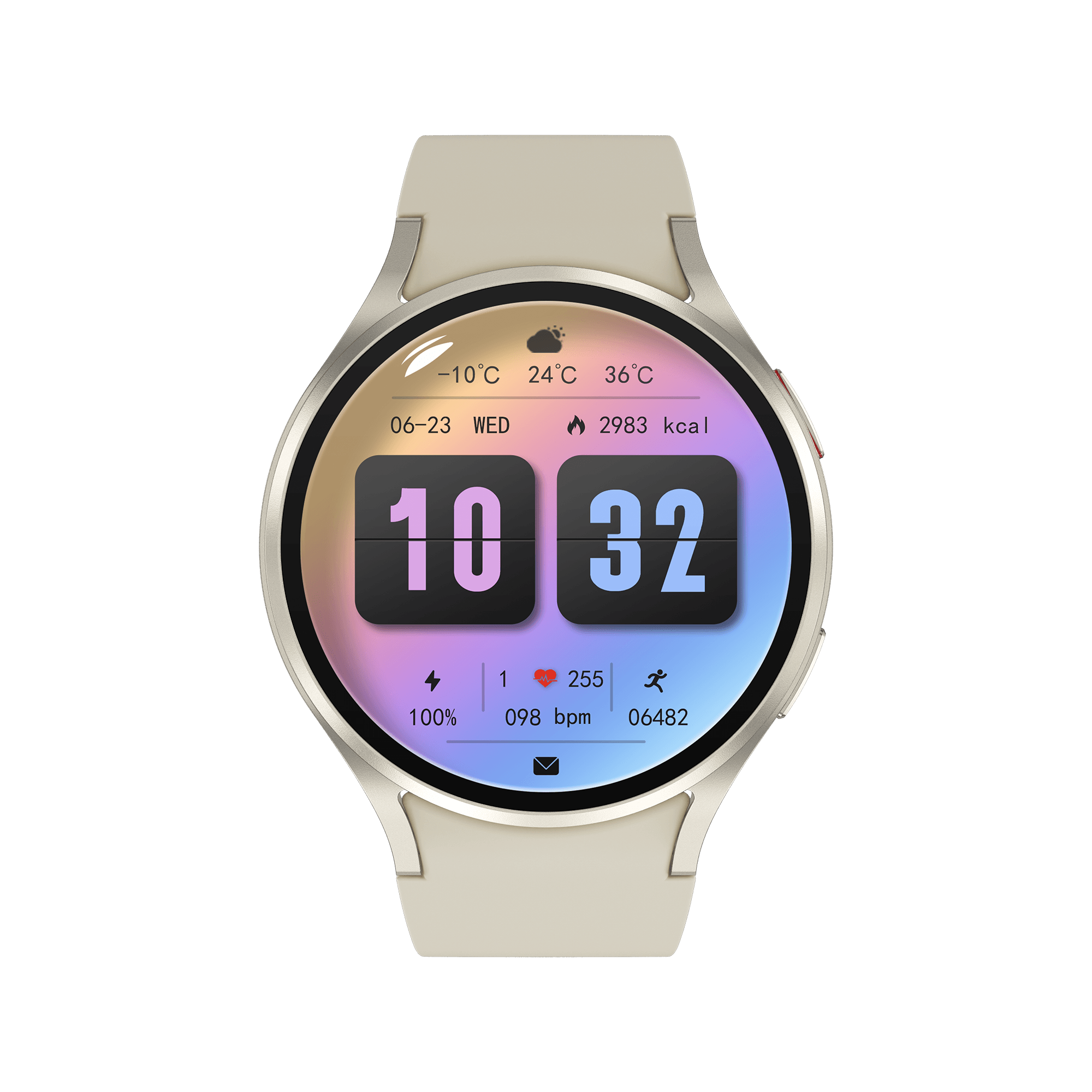 Coxsmart CM10 Blood Pressure Blood oxygen Blood Sugar Monitoring, Voice Call Health Waterproof Smartwatch - coxsmart