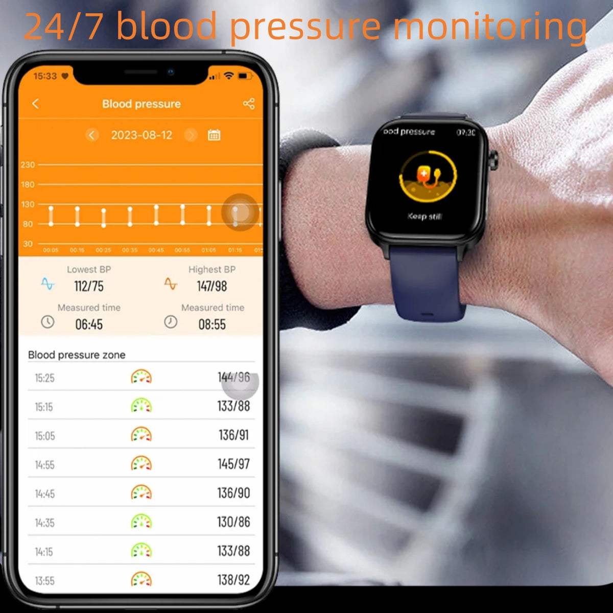 Coxsmart Pro 6 インテリジェント マイクロフィジカル エクザミネーション ベスト ECG スマートウォッチ - coxsmart # Smartwatch