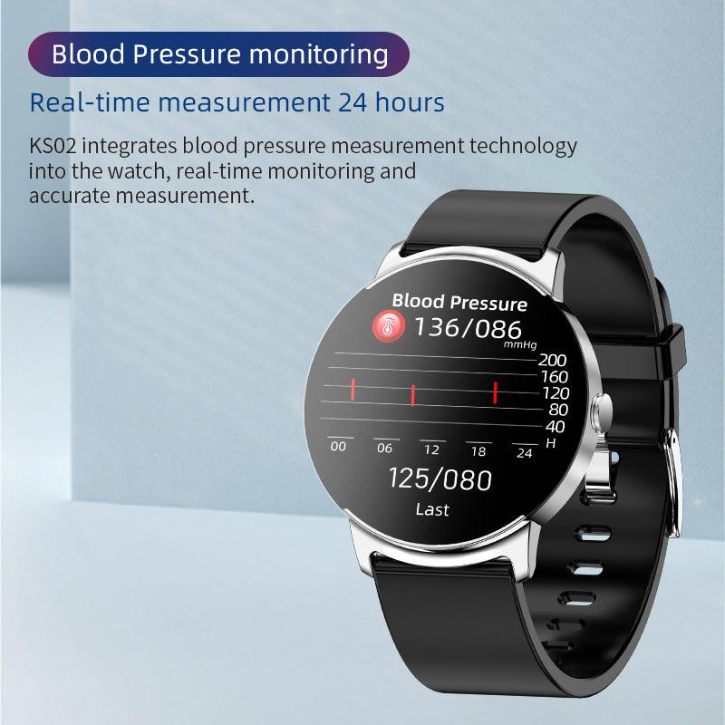 Coxsamrt KS2 Blood Pressure Heart Rate Body Temperature Health Monitoring Smartwatch - coxsmart