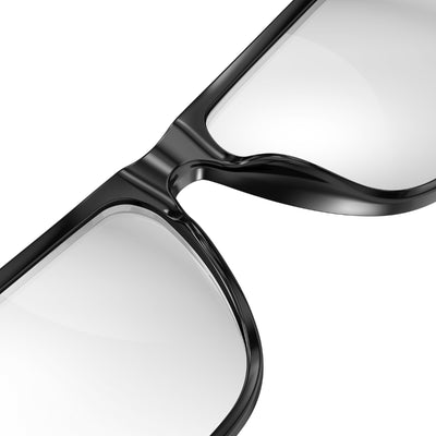 Coxsmart CS300 Smart Glasses: Stylish UV-Adaptive Lens, Bluetooth Music & Voice Control, Anti-Blue Light, Fitness Tracker with App Sync