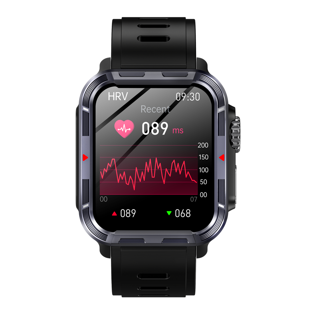 Coxsmart VEE PRO Rugged Sports Smartwatch for Body composition ECG Blood pressure heart rate monitoring- Health Companion